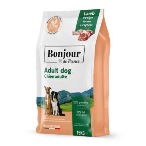 BONJOUR Chien Adulte à l'agneau 15kg