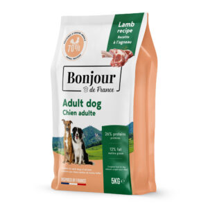 BONJOUR Chien Adulte à l'agneau 5kg