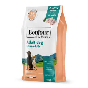 BONJOUR Chien Adulte à la volaille 15kg